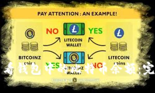 如何查看钱包中的比特币余额：完整指南